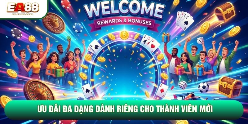 Ưu đãi đa dạng dành riêng cho thành viên mới